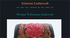 Desktop Screenshot of kirkstoneleathercraft.co.uk