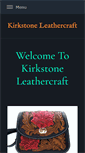 Mobile Screenshot of kirkstoneleathercraft.co.uk