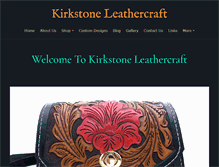 Tablet Screenshot of kirkstoneleathercraft.co.uk